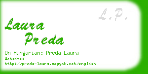 laura preda business card